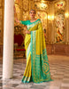 Apple Green Woven Banarasi Silk Saree
