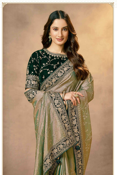 Viscose Wedding Saree