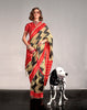 Beige Woven Soft Silk Saree
