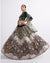Captivating Green Embroidered Silk Lehenga Choli